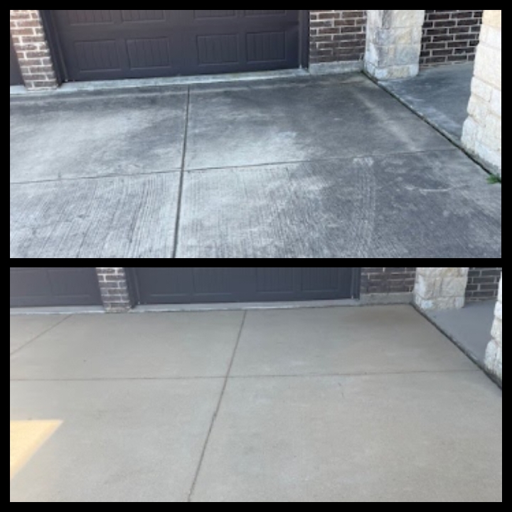 Pressure Washing of Driveway & Walkways in Arlington, TX